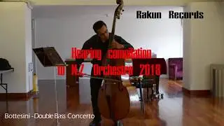 Nicol&aacute;s Fl&oacute;rez - New Zealand Double Bass Hearing Compilation 2018
