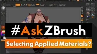 #AskZBrush: &ldquo;Is there a way to select a Material that is applied to a model?&rdquo;