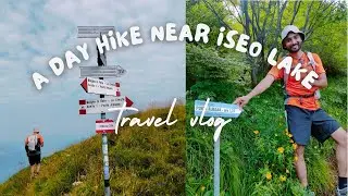A day hike near Iseo lake Italy