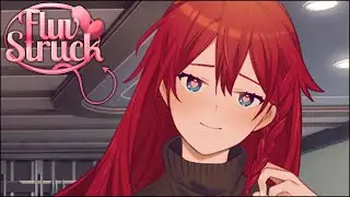 FluvStruck (Visual Novel Dating Sim) - Demo | Flare Let's Play | Terrible Romance Novelist we are!
