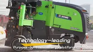 🏫  Campus｜The World&rsquo;s First 0.5‑Meter Electric Milling Machine XM505EP in Action#XCMG#MillingMachine