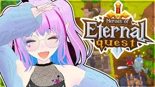 Clearing floors like a *pro* in HEROES OF ETERNAL QUEST!
