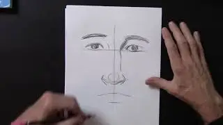 How to Draw the Nose - Front View