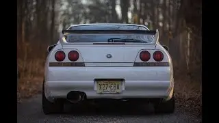 R33 Skyline GTS-T / RB25 / RB25DET Start Up Exhaust Sound - Tomei Cat Back / MX8265 / Bottom Mount