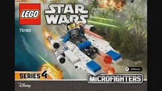 LEGO Star Wars 75160 U-Wing Microfighter - instruction timelapse