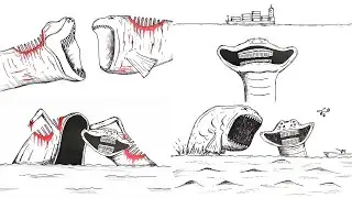 Sea Monsters, My Drawings