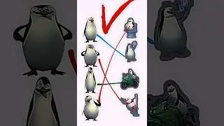 Los penguinus of Madagascar #viral #shorts #lospingüinosmelavanamascar #rec
