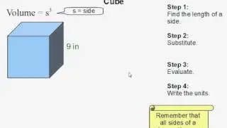 How to Find the Volume of a Cube