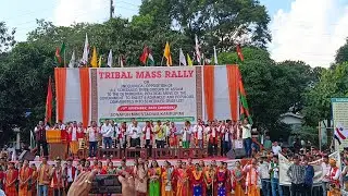 Schedule Tribes Singing song in TRIBAL MASS RALLY IN SONAPUR GUWAHATI/CCTOA/ #tribal #assamtribal