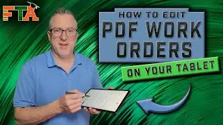 Ditch Paperwork: Edit PDF Work Orders in the Field with Adobe Acrobat and a Tablet! #fieldnation