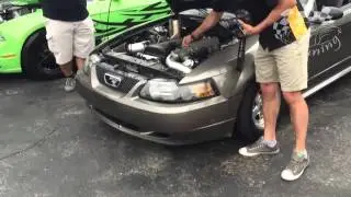 2JZ Mustang in action
