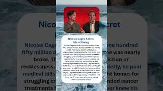 Nicolas Cage&rsquo;s Secret Life of Giving #nicolascage