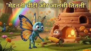&ldquo;The Ant and the Butterfly&rsquo;s Determination&rdquo;|| Moral Story | Panchatantra Kahani