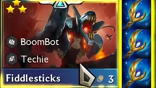 3x Archangel Fiddlesticks ⭐⭐⭐ 3 Star  | ft. 8 Techie | TFT SET 14