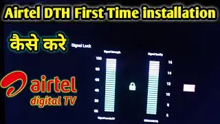 Airtel Setup Box First Time installation kaise karen | Baba Free Dish