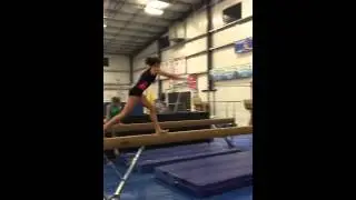 Training 2 1/2 dismount -Beam 2/19/16