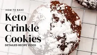 Keto Crinkle Cookies - Perfect for Holiday Baking!