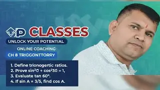 Class10 Trigonometry some important example and question
