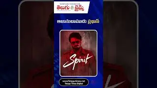 Prabhas Spirit First Look Viral | Sandeep Reddy Vanga Intense Poster | Tripti Dimri | Telugu Times