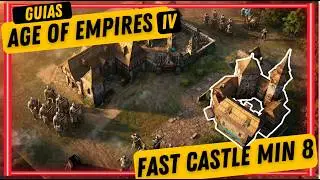 2025 NUEVO META  | FAST CASTLE MIN 8 ORDEN DEL DRAGÓN   | Age of Empires 4 PastorGeek