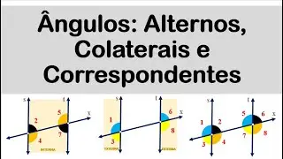 &Acirc;ngulos: Alternos, Colaterais e Correspondentes
