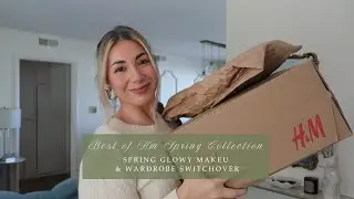 SPRING GLOWY MAKEUP, H&M FINDS & WARDROBE SWITCHOVER | Blair Dalar Khodagholian