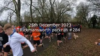 Rickmansworth parkrun, #284 - December 25th 2023 (fast)
