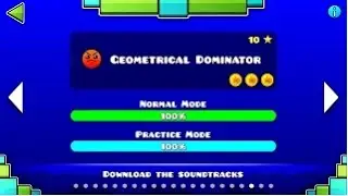 Geometry Dash [2.0] - Geometical Dominator 100% [ALL COINS]
