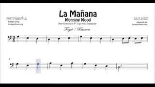 La Ma&ntilde;ana Partitura de Fagot  Morning Mood sheet music for Bassoon