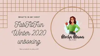 I got my Winter 2020 FabFitFun Box!