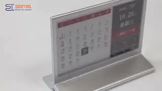 What is 7.5inch Double Sides Table-top Sign E-ink Meeting Room Signage Eink Name Plates