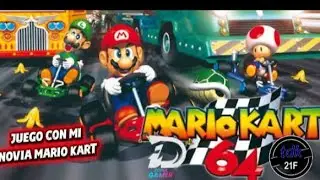 Mario kart con mi Novia nintendo 64 PC
