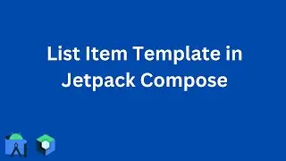 ListItem Template in Jetpack Compose | Material 3 | Android