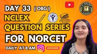 NCLEX QUESTIONS FOR NORCET|OBG| #rn.heena #allaboutnorcet #nclexquestion #norcetseries #mcqfornorcet