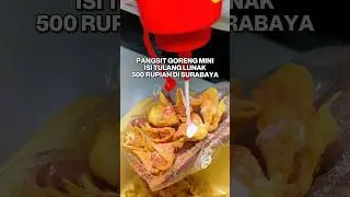 Pangsit goreng murah cuma 500 rupiah #kuliner #shortvideo #viral #shortvideo #viralvideo