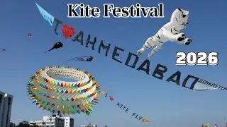 Real International Kite Festival Ahmedabad 2026🪁 Live from Sabarmati riverfront Video Vlog #kite 