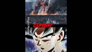 Colossal Titan vs ui goku