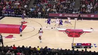 Rui Hachimura with the jumper to go 8/9 from the field, and the Lakers with great defense