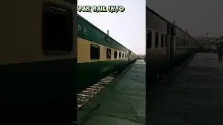 Jaffar Express Lahore Cannt station arrival Pak Rail Info
