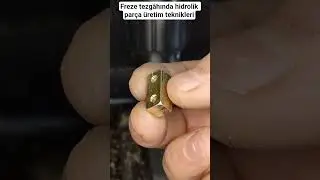 Freze tezg&acirc;hında hidrolik par&ccedil;alar nasıl &uuml;retilir? #hidrolik #diy #project #cnc torna #cncfreze