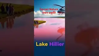 Scenic Beauty:  Lake Hillier (Off Australia) 🤗#shorts #short feed#lake