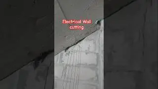 Electrical Wall cutting #bulding #construction #house #electric #interiordesign #tiles #viral#shorts
