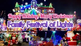 Happy Holiday | Merry Christmas | Family Festival of Lights, Toronto, Canada. Special Edition 2024