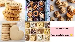 Biscuits VS Cookies | Difference between biscuit and cookie