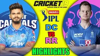 Delhi Capitals vs Rajasthan Royals || DC vs RR || IPL 2020 highlights || Cricket 19