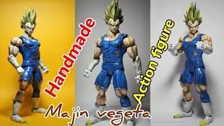Majin Vegeta | Handmade action figure | #dragonballz #vegeta