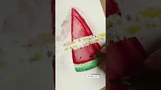 Easy : summer card #cardmaking #cardmakingideas #cardmakingtutorial #watercolorcards