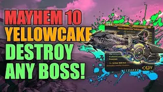 Borderlands 3 Yellowcake Destroys All Bosses | Most Powerful Weapon in the Game!