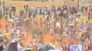 Fees Must Fall protest as it happened: South African students violently clash with police