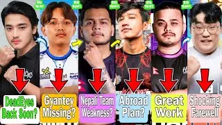 DRS Without Gyantey? | Shocking DK Farewell! | Deadeyes Back Soon!😱| Jiggle About Team Weakness!\Cr7